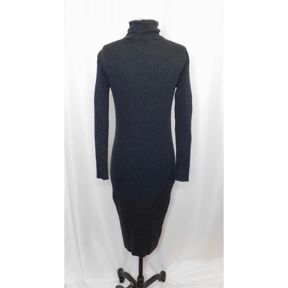 EVERLANE Wool Blend Ribbed Midi Dress Turtleneck Minimalist Preppy XX-Small XXS - Picture 10 of 16